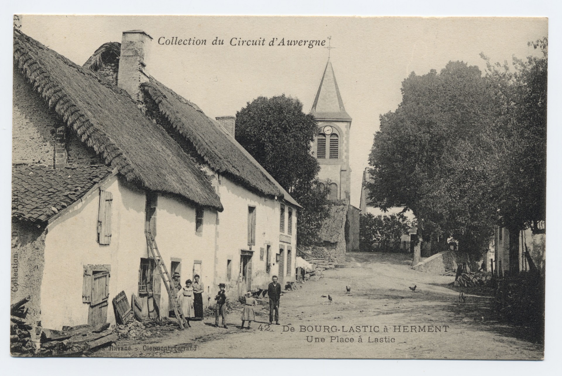 le carrefour de la route du Betz et l'Eglise